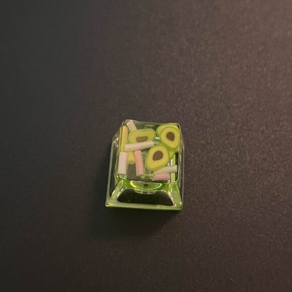 Avocado Green Translucent Keycap for OEM Mechanical Keyboard with Cross … - Picture 2 of 4